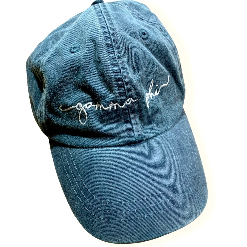Gamma Phi Denim Cap
